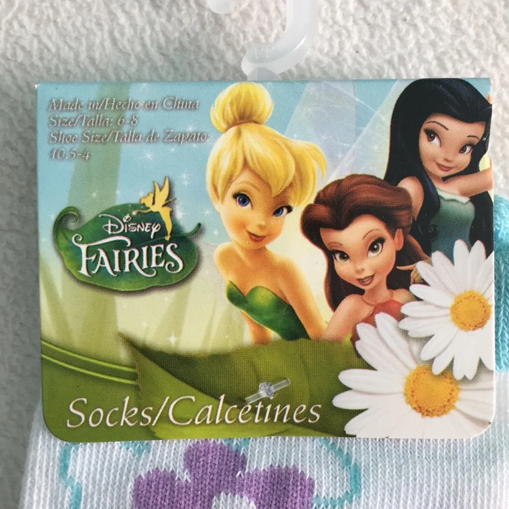 ✨ Blue Disney Fairies Tinker Bell Ankle Socks ✨